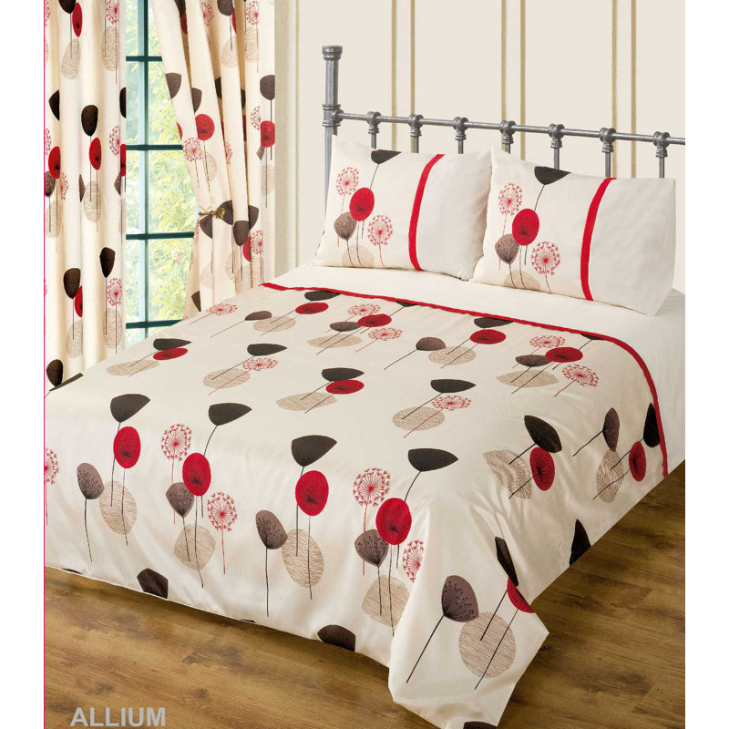 Orlidia Duvet Cover Set, Red
