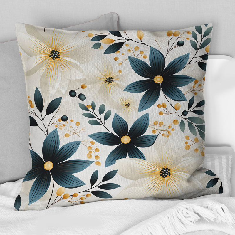  Throw Pillow, 18"H x 18"W