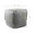 Leather Pouf