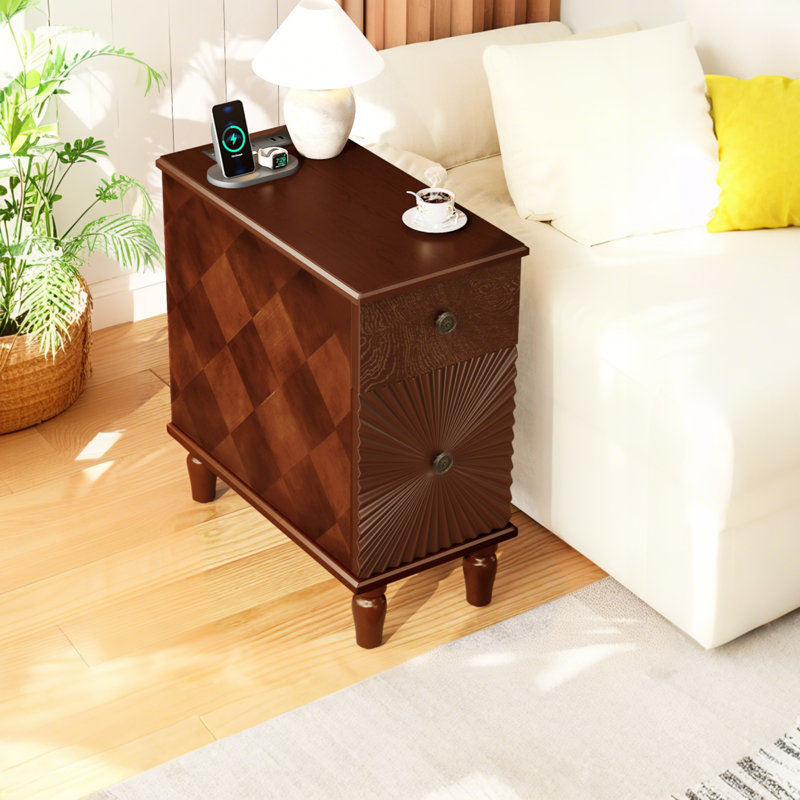Table d'appoint 2 tiroirs