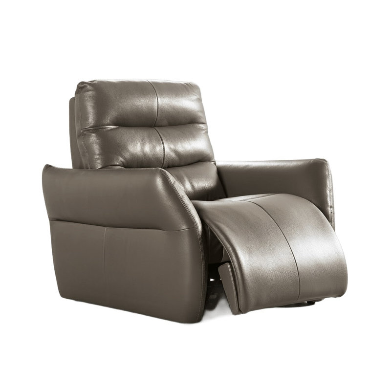 38.4" W Transitional Power Recliner, Gray