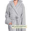 Peignoir 100% molletonné en microfibre de polyester de qualité supérieure avec poches et capuche-95191759-95191763