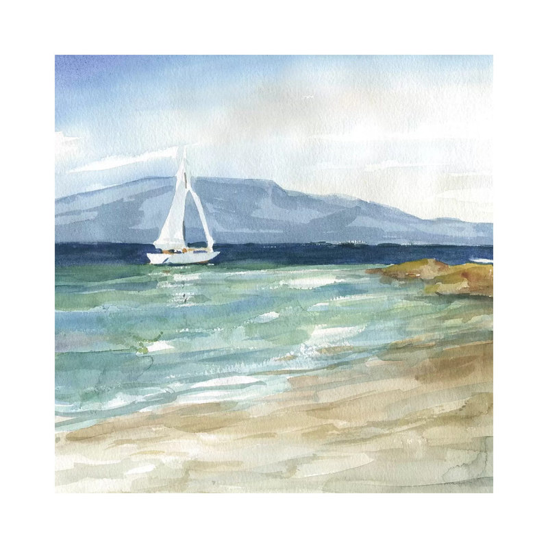 Come Sail Away by Carol Robinson - Print on Canvas, Wrapped Canvas, 45.72 cm H x 45.72 cm W x 1.91 cm D