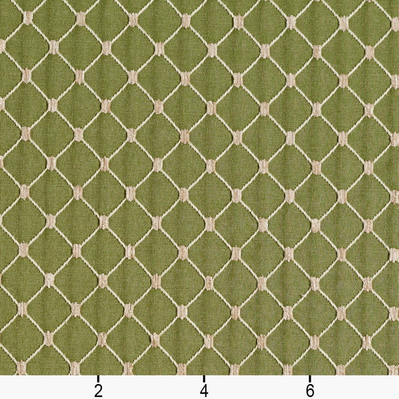 Tissu à losanges Elizabethgrace, Vert 2