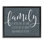 "Family Loud Crazy Love", art mural sur toile par lettré et doublé