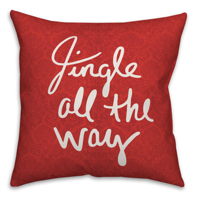  Jingle All the Way Throw Pillow Cover