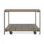 3-Piece Metal Frame Wood Living Room Coffee Table And 2 End Tables Set, End Table