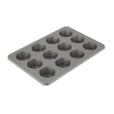 12-Cup Nonstick Aluminized Steel Muffin Pan, Blue Velvet