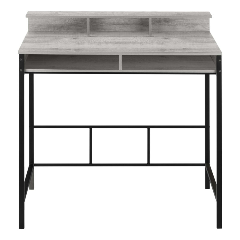Bureau d'ordinateur, Gris