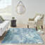 Tapis bleu marine intérieur / extérieur Waverly Sun-N-Shade-65596331