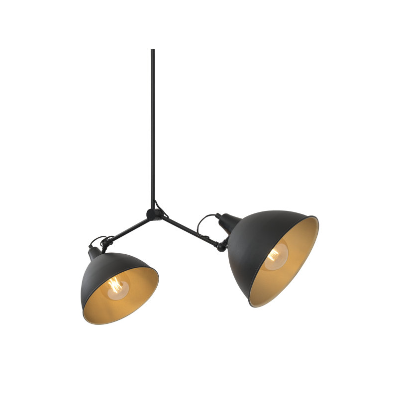 Culpeper 2 - Light Sputnik Chandelier, Black
