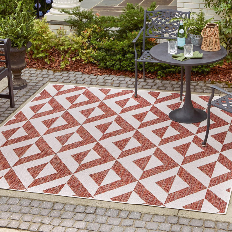 Ja Napa Indoor/Outdoor Rug, Square 7'10"