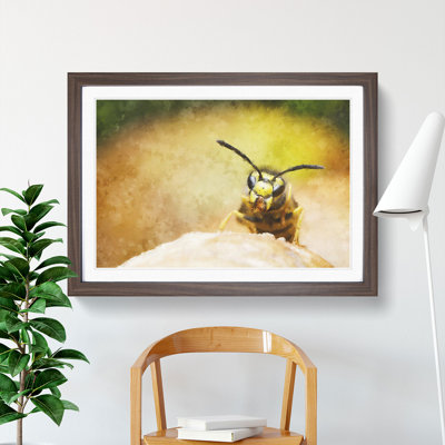 Wasp Painting - Picture Frame Graphic Art