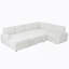 Canapé modulaire surdimensionné à rangement modulaire pour salon avec canapé-lit
