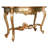 Chateaux De Rochecotte Gilded Console Table And Mirror Set
