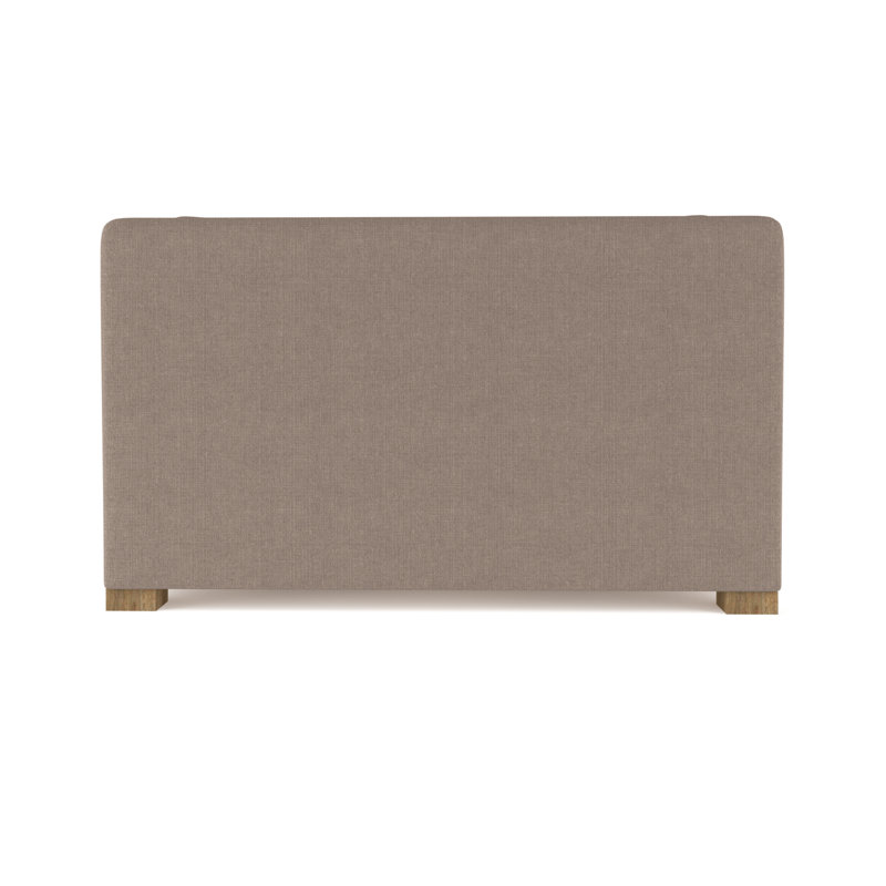 Crosby Slope Arm Loveseat, Weathered, 32.5" H x 60" W x 43" D, Box Weave Linen Pumice