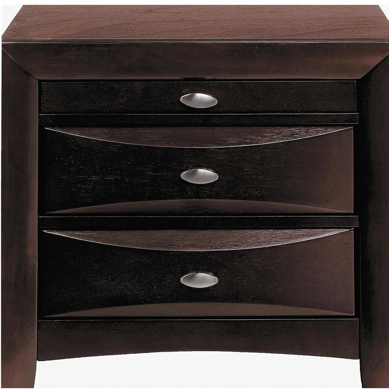 Espresso 2-drawer Nightstand, Espresso