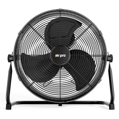 16" Floor Fan - Powerful Air Cooling Fan With 3 Speed Settings