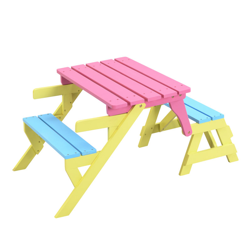 FAUTEUIL MULTI-FONCTIONNEL POUR KID, TABLE + 2 BANCS (tout-en-un)