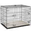 Cage pour chien 30 po, chenil pliant en métal avec 2 portes, plateau, coussin-1478700442