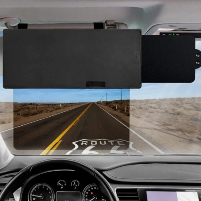 Abat-jour de voiture automatique pour pare-soleil extensible