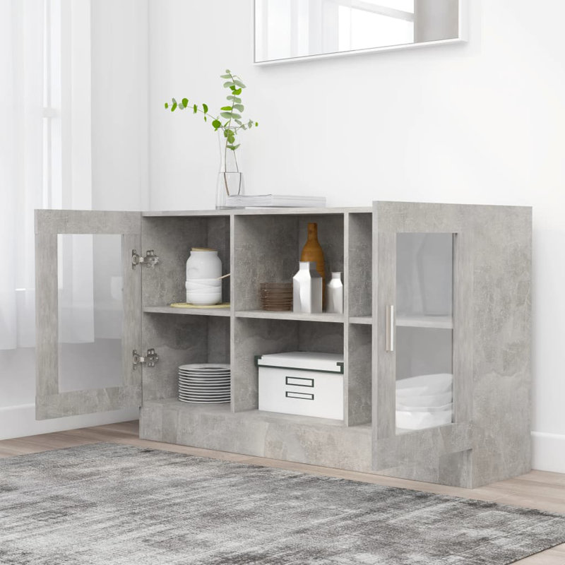 Avros 120cm Sideboard, Concrete Grey