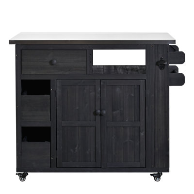Outdoor Solid Wood 28" Kitchen Island