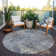 Washable Abstract Indoor / Outdoor Rug