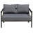 Armantine 4 Piece Iron Sofa Seating Group With Cushions-517092476