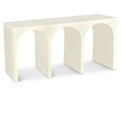 Etsel 60'' Solid Wood Top Console Table