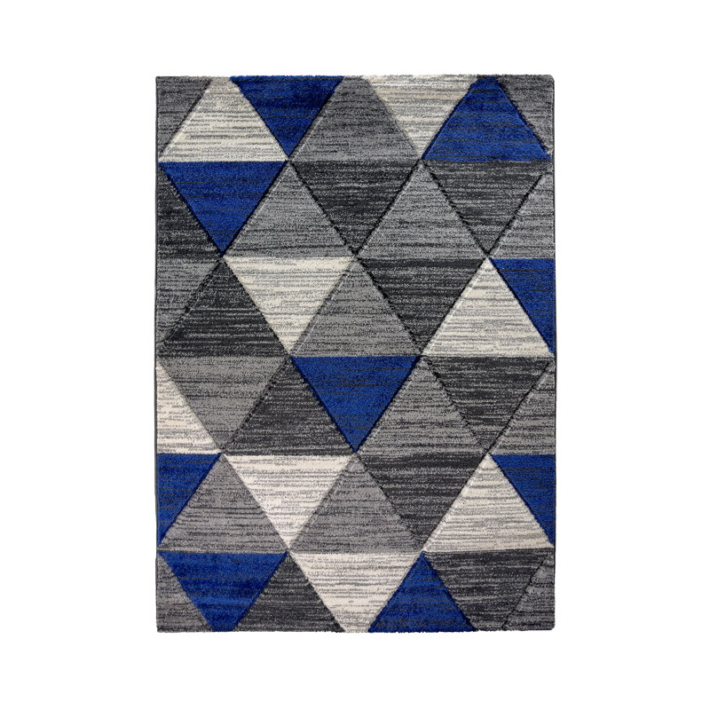 Eliya Vision Navy Rug, Rectangle 160 x 230cm