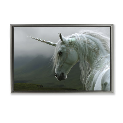 Dreamy Celtic Unicorn Floating Frame, design by The Wands Want