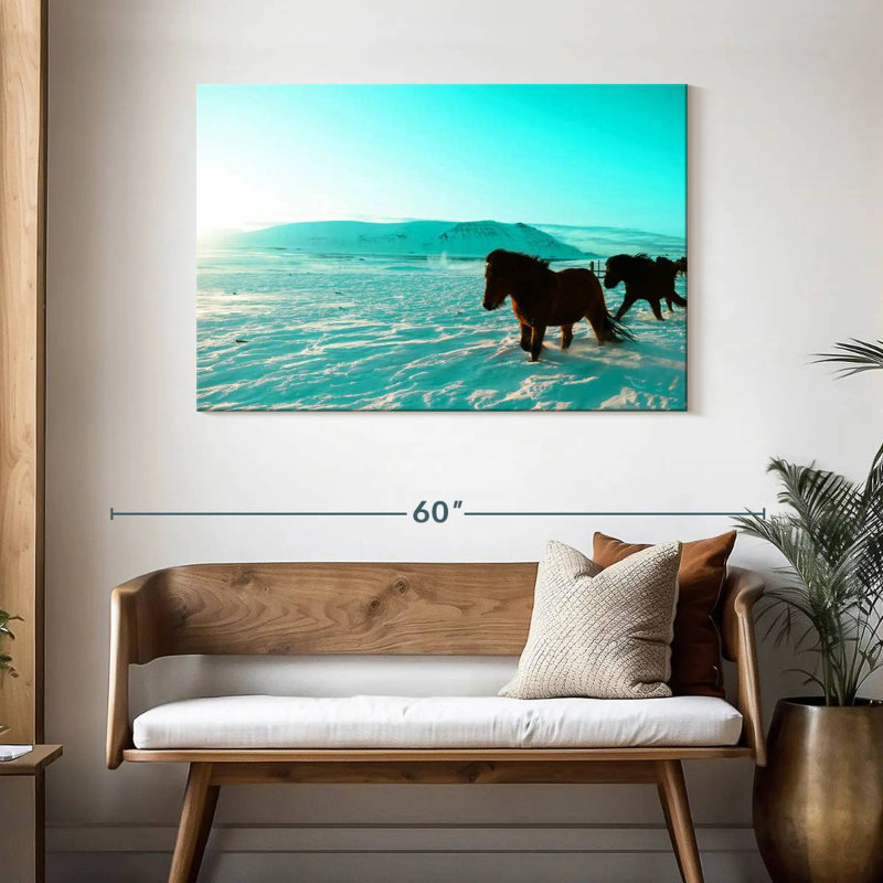 Brampt Icelandic Horses, 30" H x 45" W
