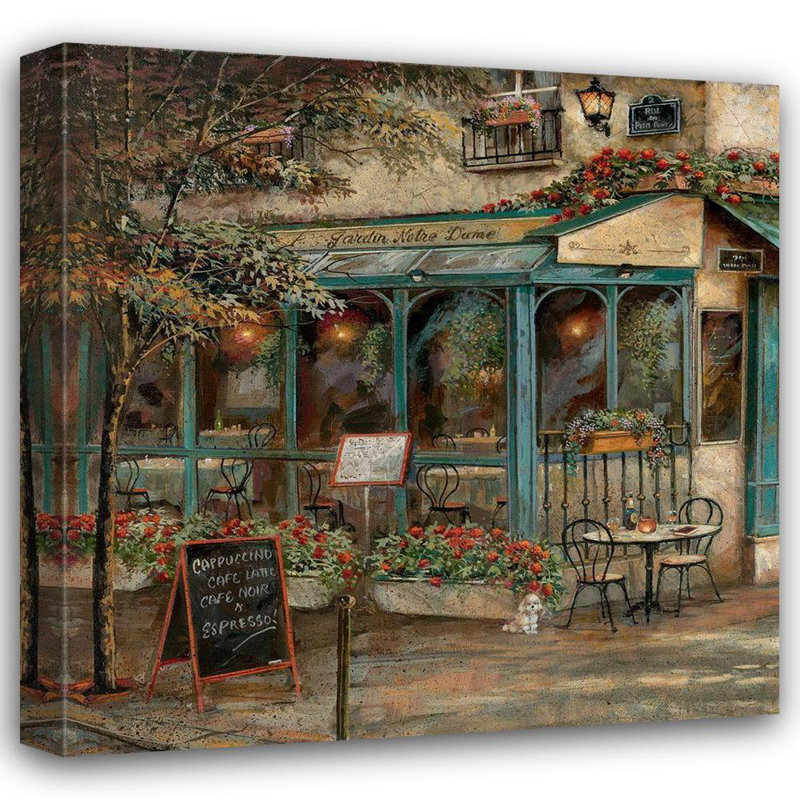 «Red Barrel Studio® Manning, Ruane», reproduction d'art sur toile sous le titre: Jardin Notre Dame I, H 15 po x l 15 po