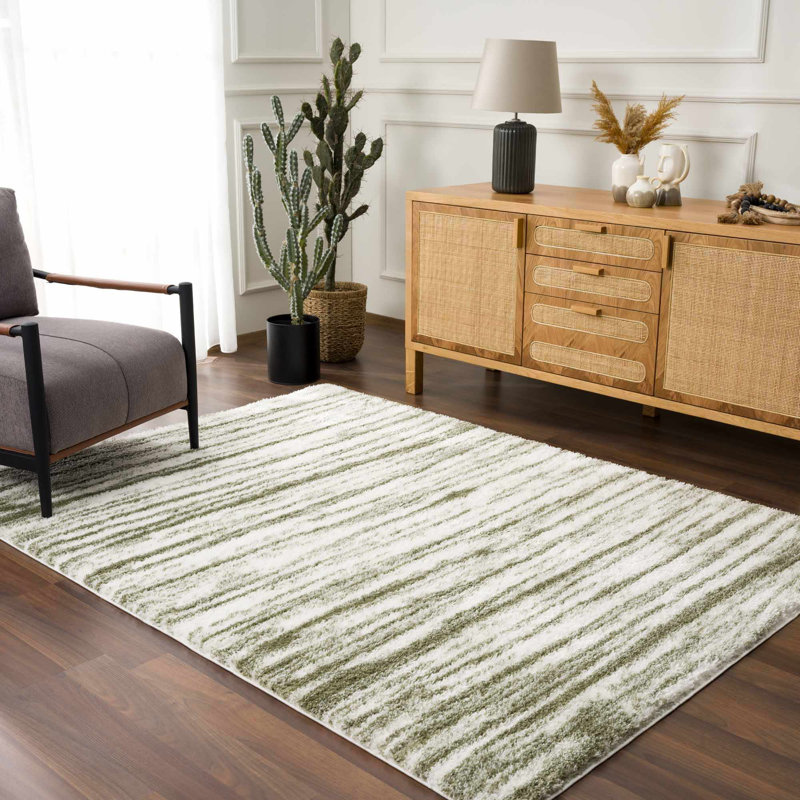 Rectangle Rokicki Area Rug, Rectangle 6'7" x 9'