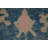 Vegetable Dye Blue Oushak Turkish Runner Rug 3x9