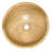 Casual Elements 16.5'' Beige Marble Circular Bathroom Sink
