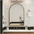 Arched Vanity Mirror with Gold Frame