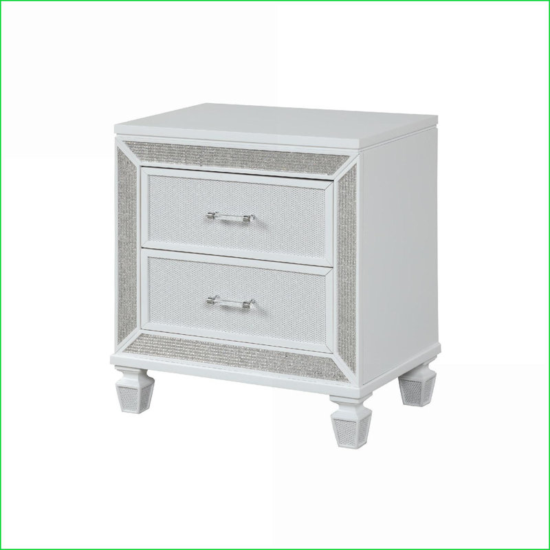 Table de chevet 2 tiroirs Modern