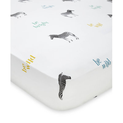 Stay Wild Zebra Easy Care Fitted Sheet