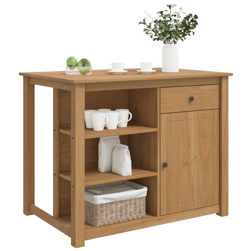 Solid Wood Kitchen Island, null