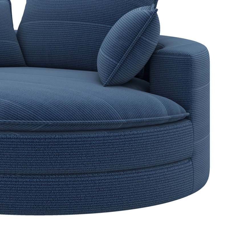 Chaise pivotante 360 °, Bleu