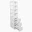 Bibliothèque standard H 70,9 po x l 11,8 po avec 3 tiroirs-1476072370