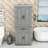 Tall Freestanding Bathroom Cabinet with Adjustable Shelf, Anti-Tipping Design and Ample Storage-774116233