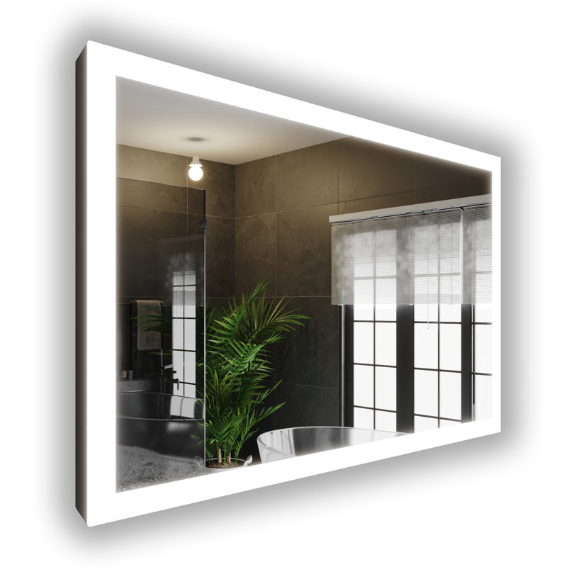 Miroir de salle de bain Gabriella, H 30 po x l 48 po x P 2 po