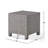 Cube Shape Rattan Accent Table