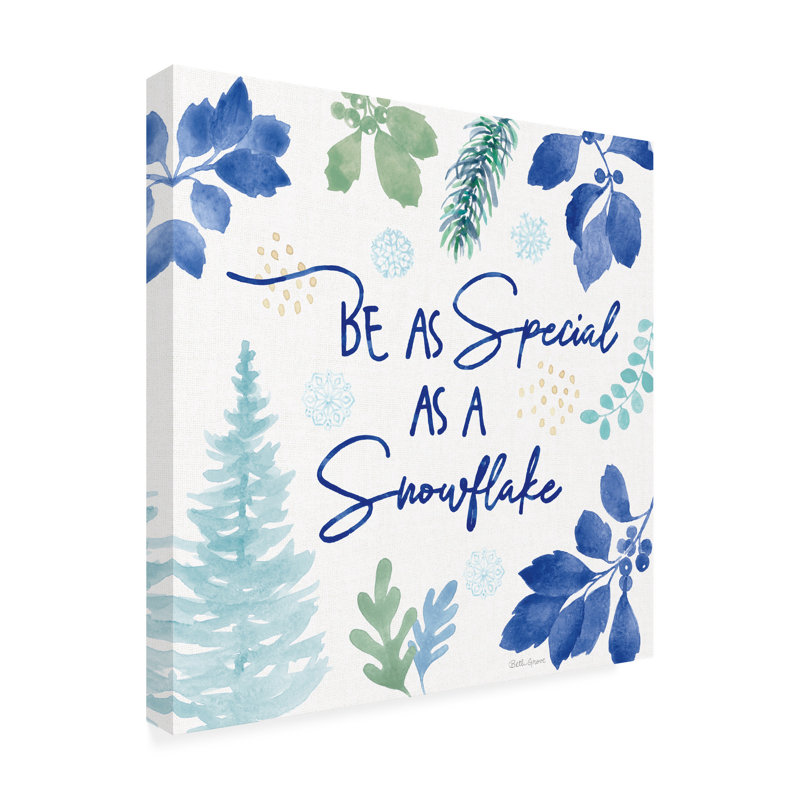 Art mural sur toile «Bachelor Beth Grove Winter Sparkle VI», H 18 po x l 18 po