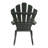 Reclining Wooden Outdoor Rocking Adirondack Chair, Patio Accent Chair-489562878