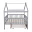 Lit en bois avec lit gigogne simple-508615557