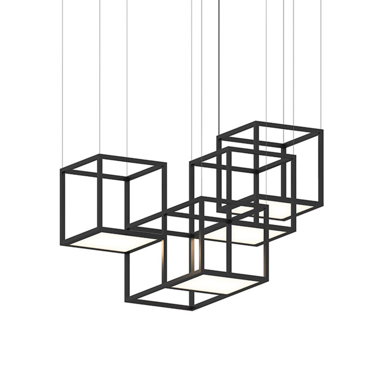Cubix 12 - Light LED Chandelier, 4